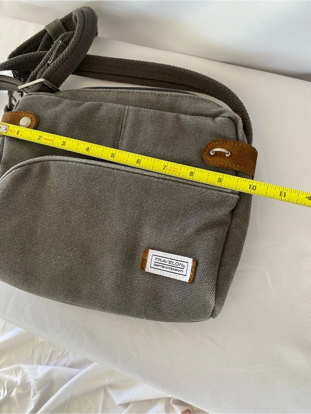 Travelon Anti-Theft Heritage Crossbody with 5-Point Anti-Theft Protection Sage